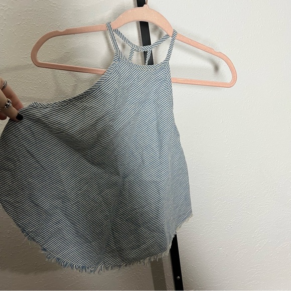 BDG Womens Linen Blend Halter Top Size XS - Picture 2 of 7